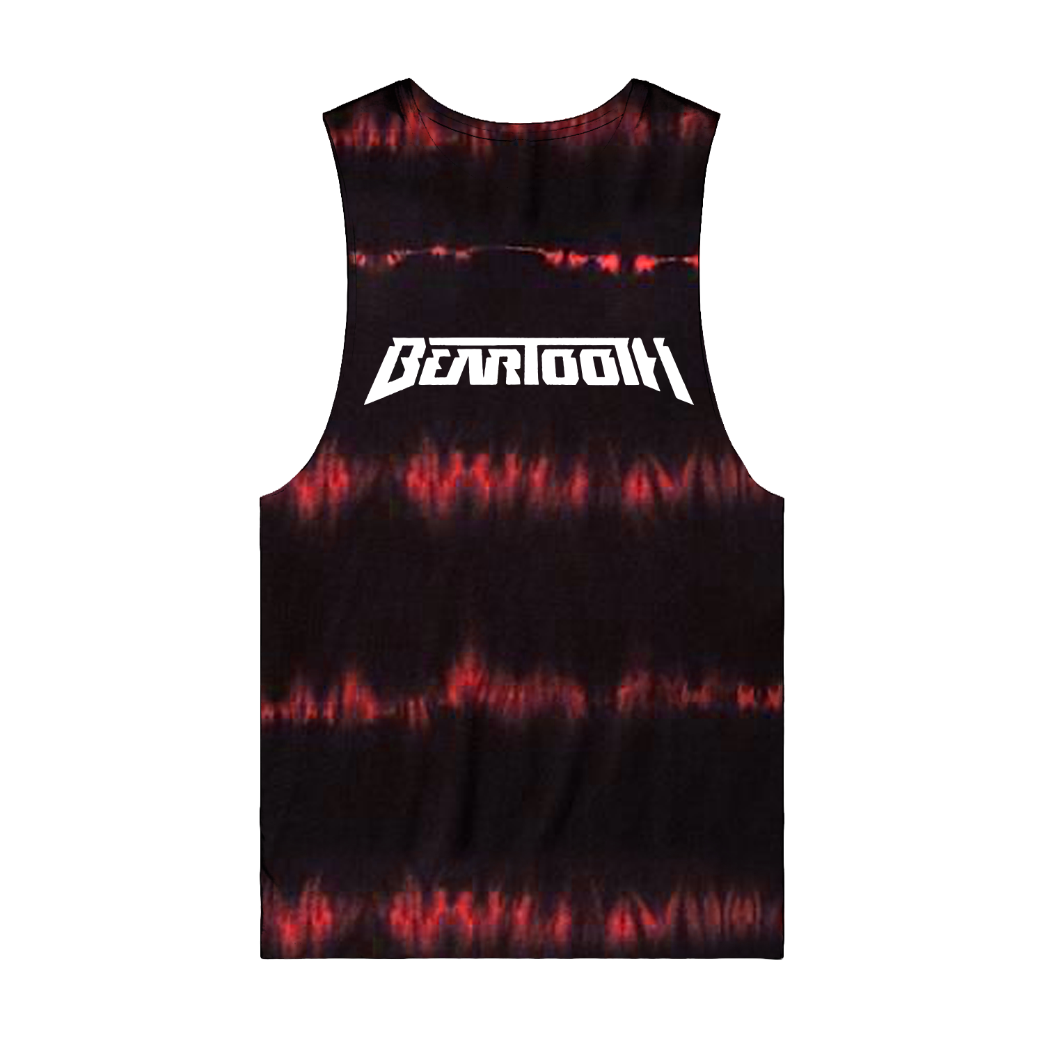Cross Sleeveless Dye Cut-Off Tank