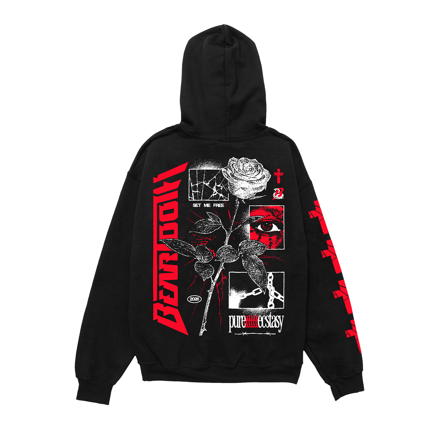 Broken Rose Hoodie