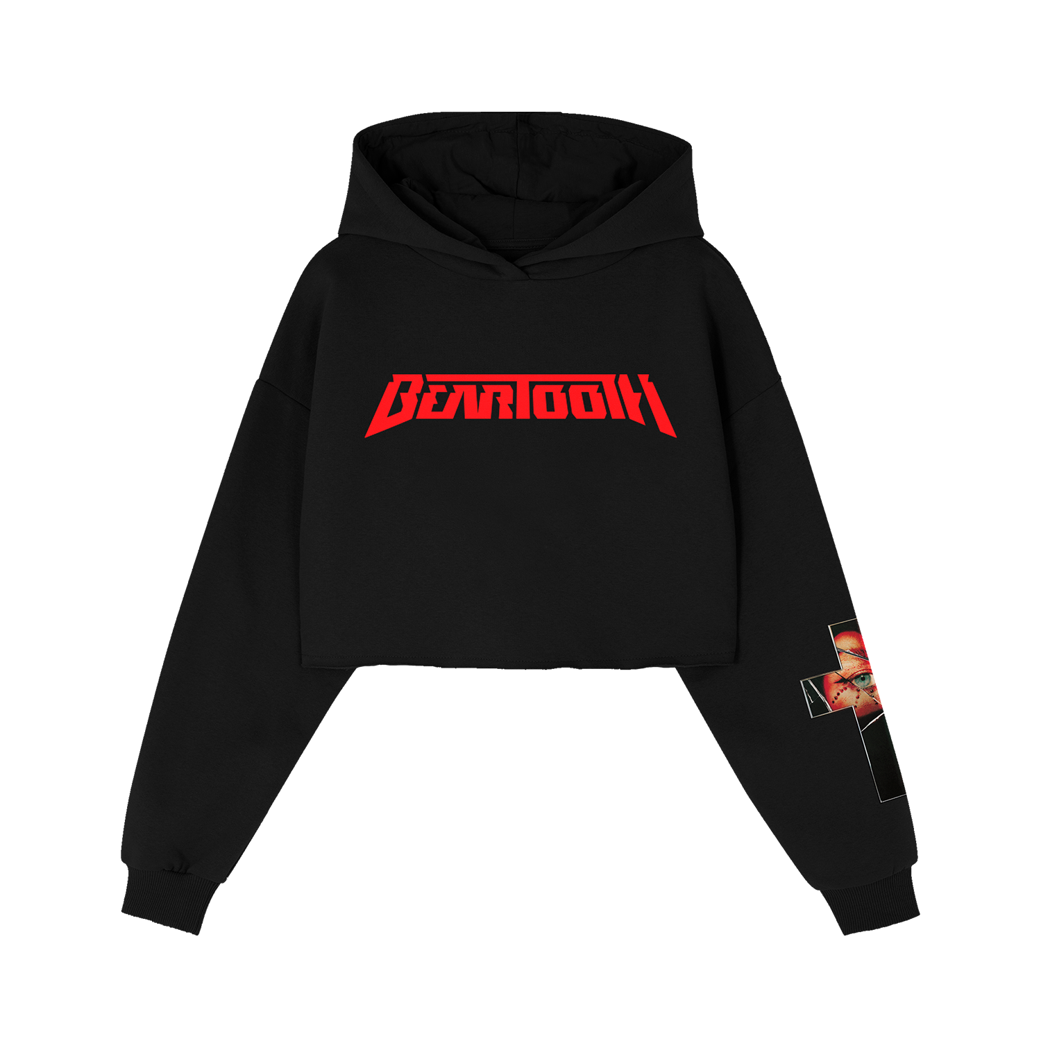 Logo Crop Hoodie