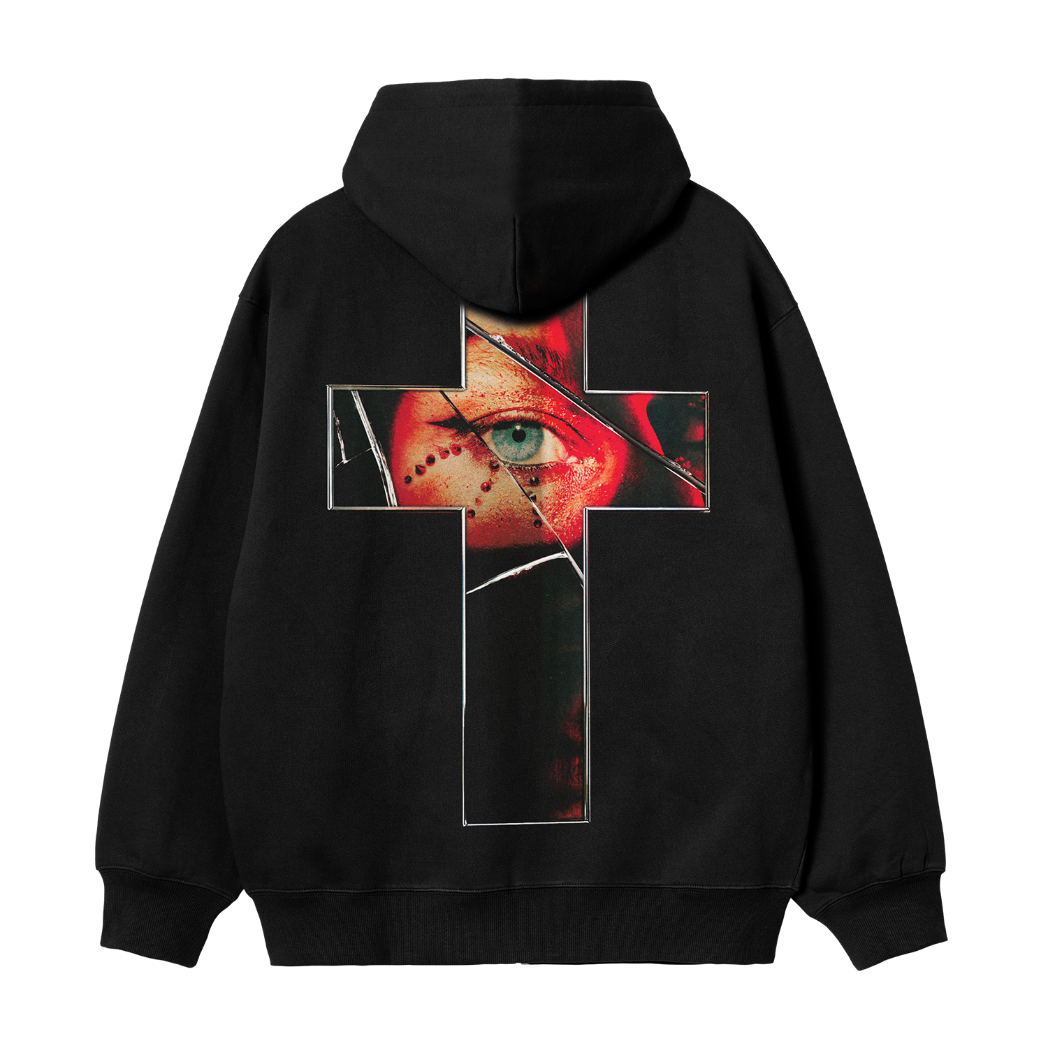 Cross Zip-Up Hoodie