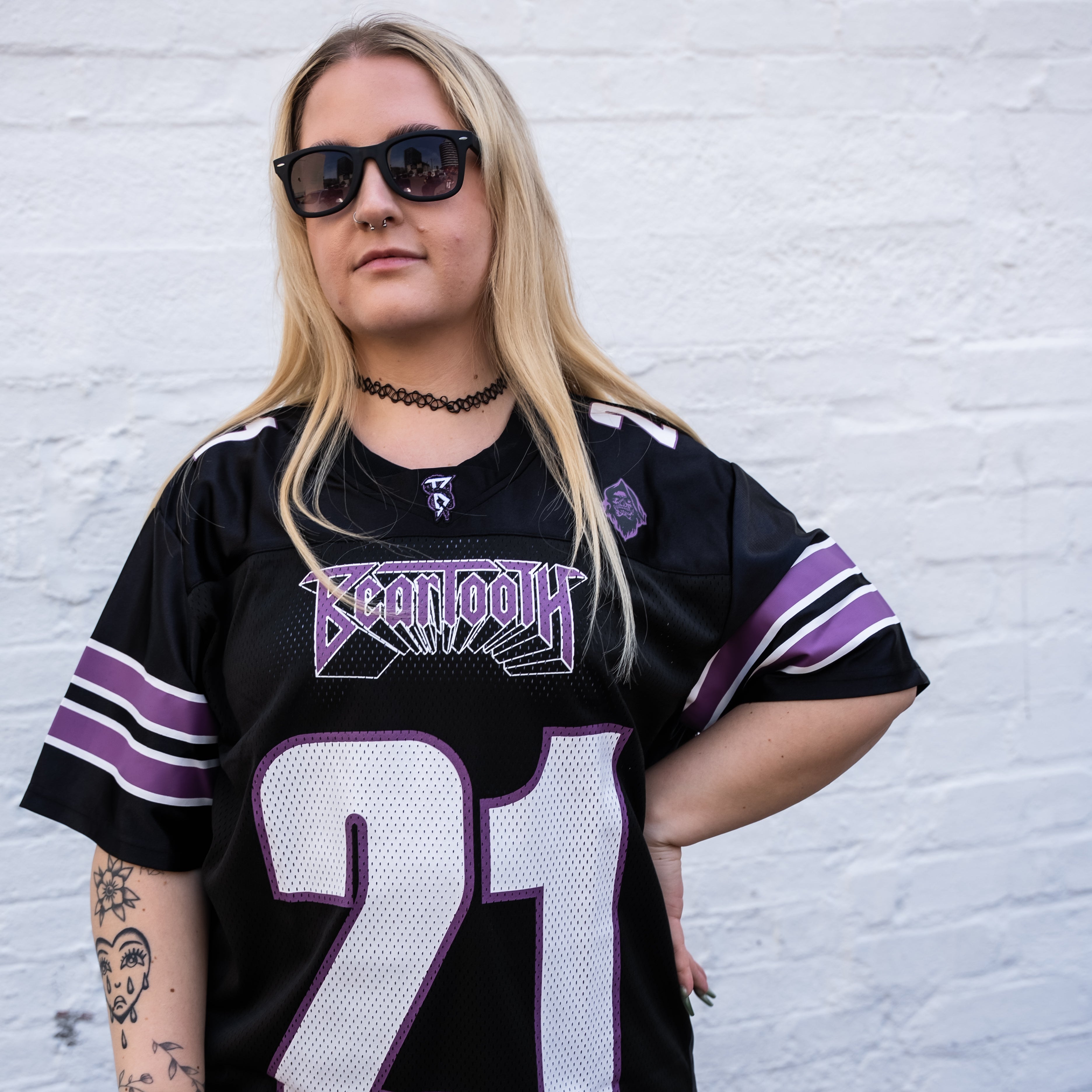 Below Football Jersey