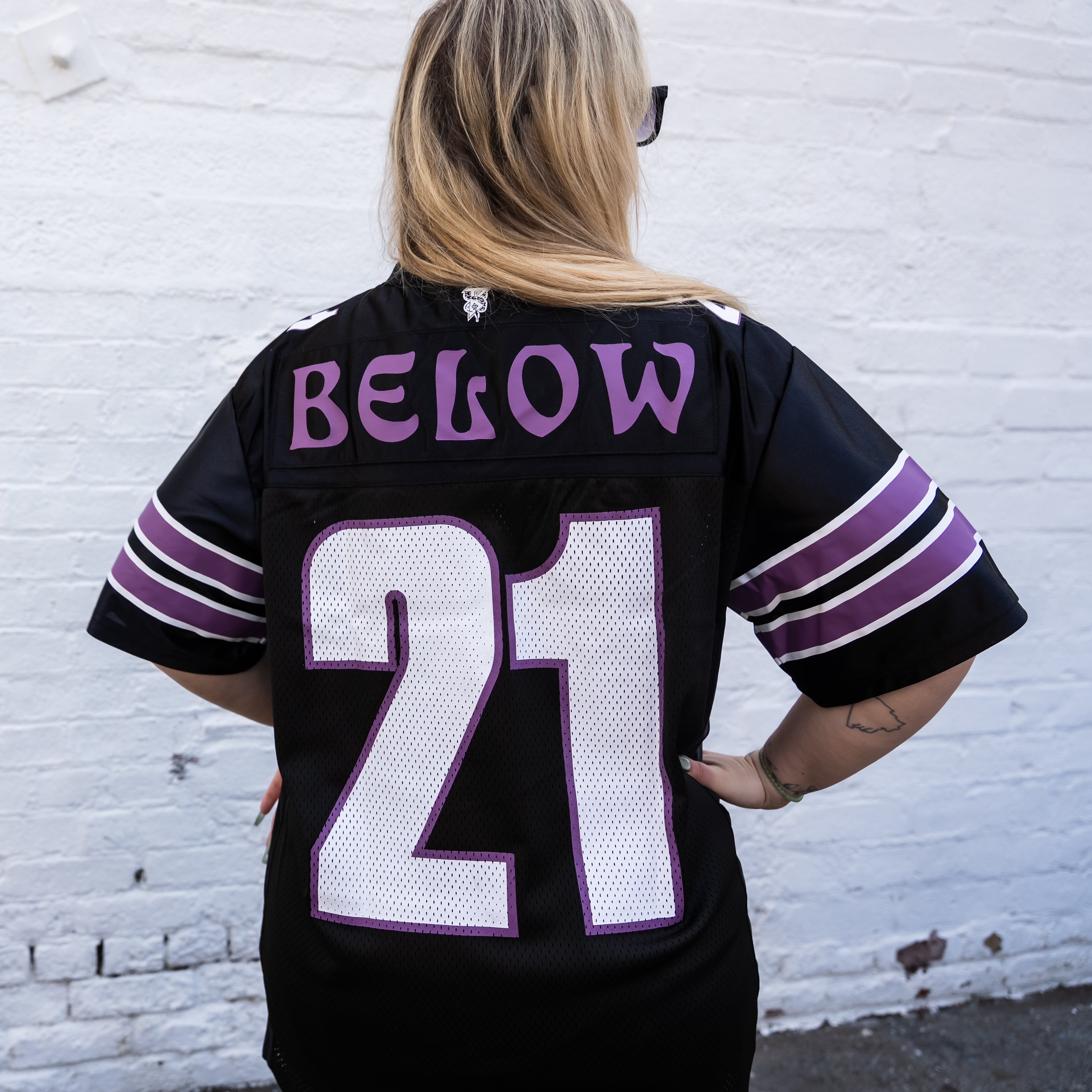 Below Football Jersey