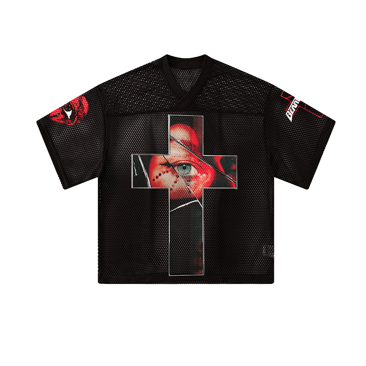 Beartooth Cross Mesh Jersey