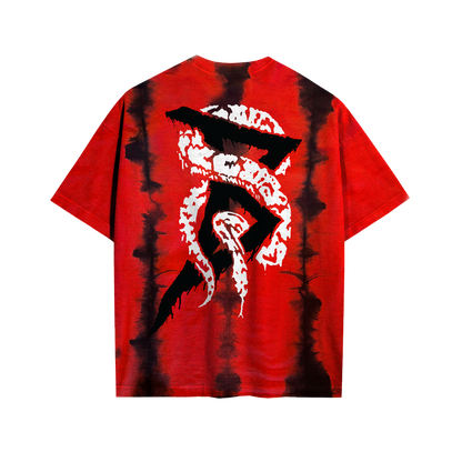 Snake On My Back Red Dye Tee