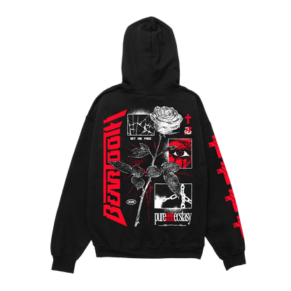 Broken Rose Hoodie