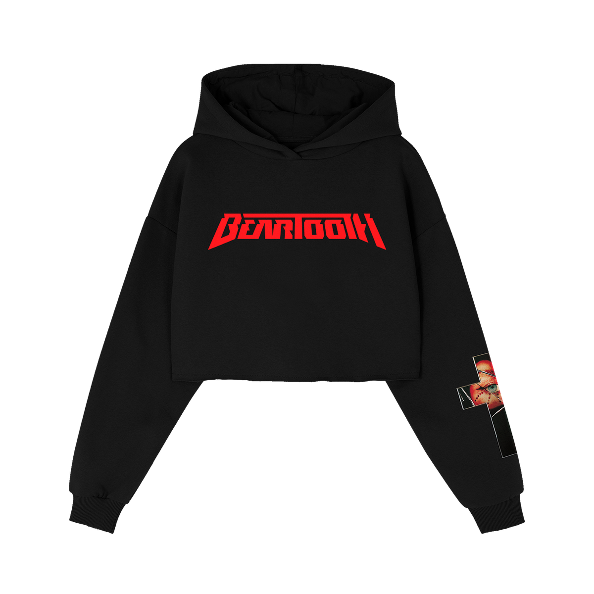 Logo Crop Hoodie