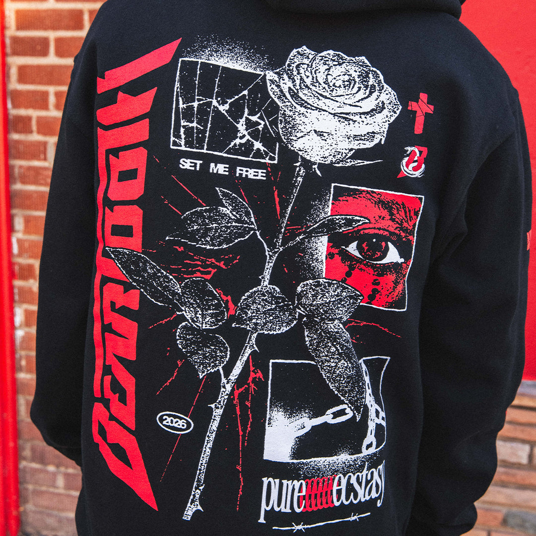 Broken Rose Hoodie