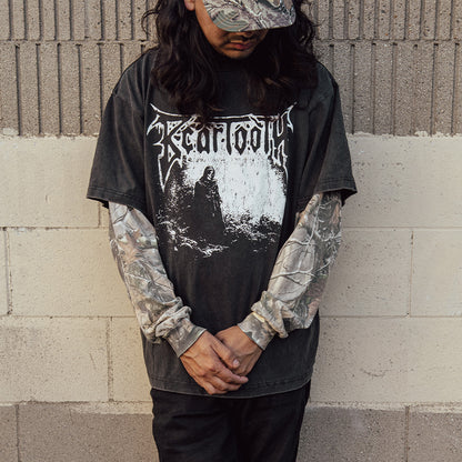 Camo Double Sleeve Tee